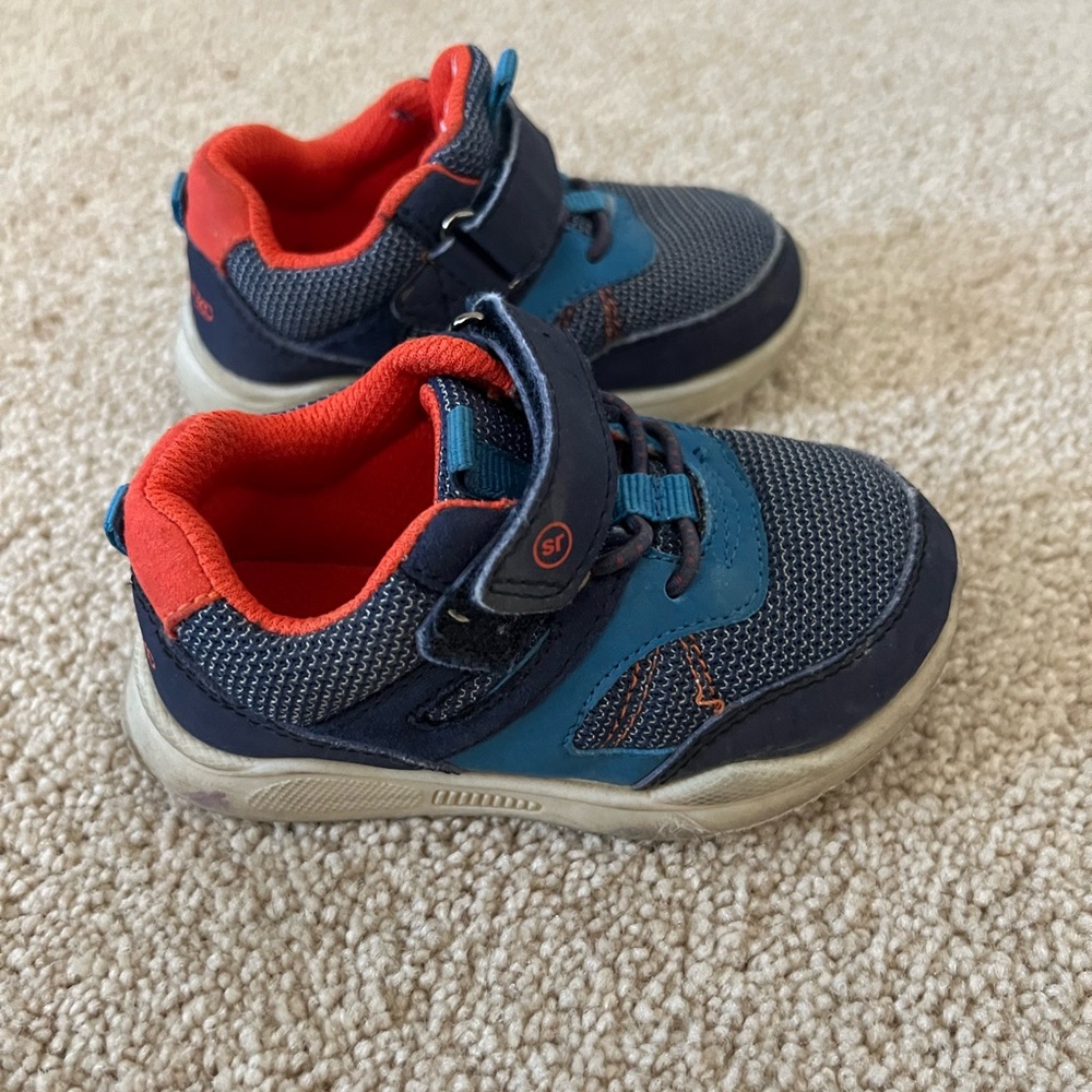 Stride Rite Blue and Orange Sneakers Size 6